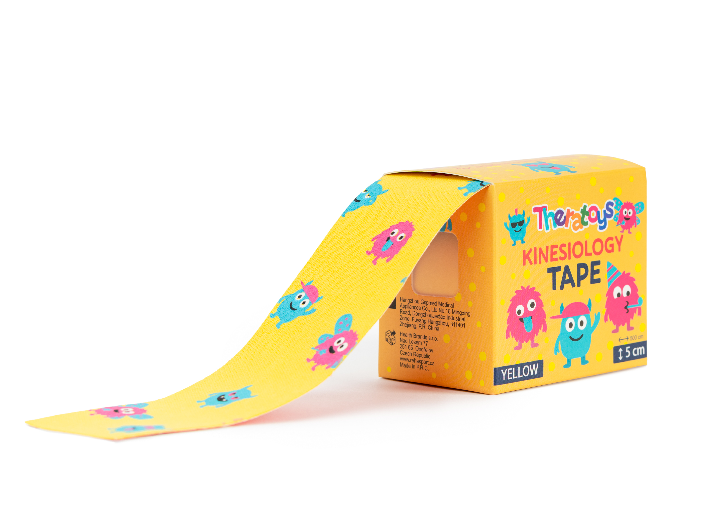 Theratoys Kids Kinesiology Tape, tejpovací páska pro děti, 5 cm x 5 m (obrázek 3)