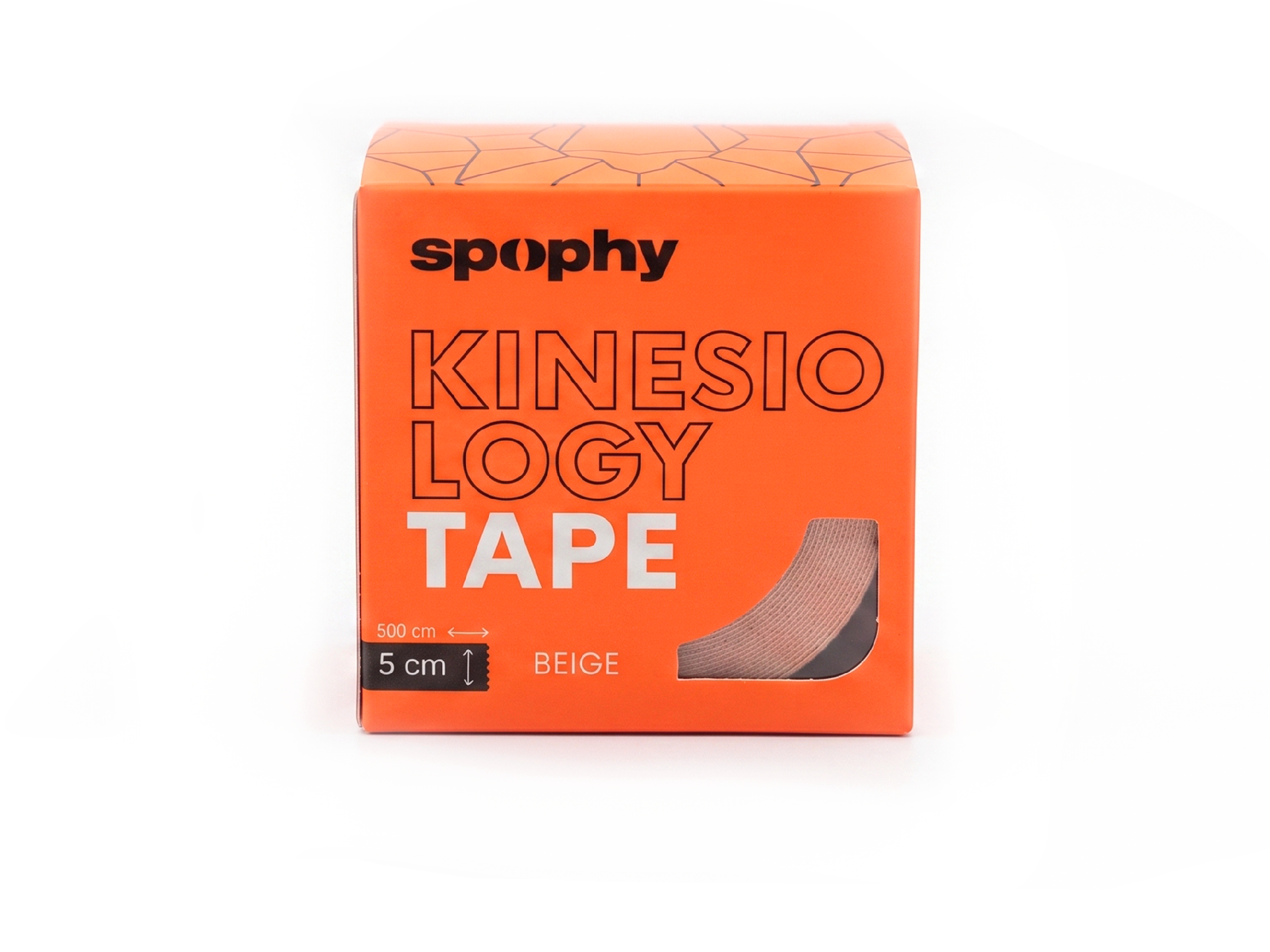 Spophy Kinesiology Tape Beige, tejpovací páska béžová, 5 cm x 5 m