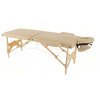 Skládací dřevěné lehátko ETF50 - béžové