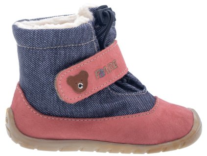 5041252 FARE FIRST SNOWIES dětské zimní boty lososové