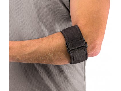 Mueller Tennis Elbow Support w/Gel Pad, pásek na tenisový loket s gelovým polštářkem