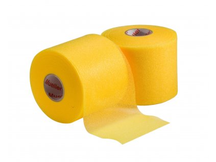 Mueller MWrap® Colored, podtejpovací molitanová páska zlatá 7 cm x 27,4 m