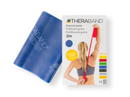 Thera-Band Inside posilovací guma 2 m, modrá, extra silná