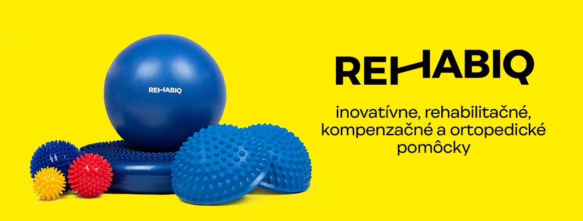 Cvičebné pomôcky od českej značky Rehabiq