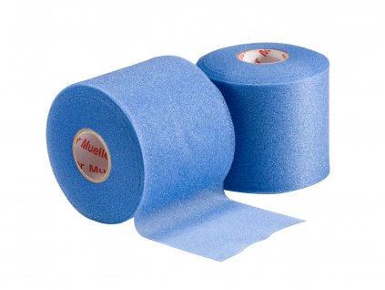 Mueller Mwrap® Colored, podtejpovací molitanová páska modrá 7 cm x 27,4 m