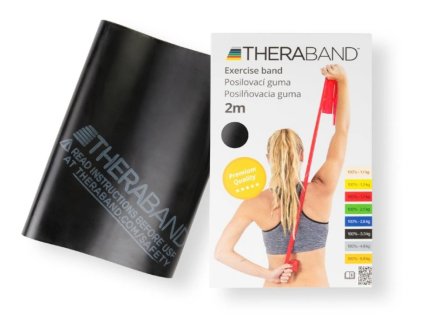 Thera-Band posilňovacia guma 2 m, čierna, špeciálne silná