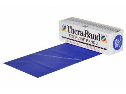 Thera-Band posilovací guma 5,5 m, modrá, extra silná