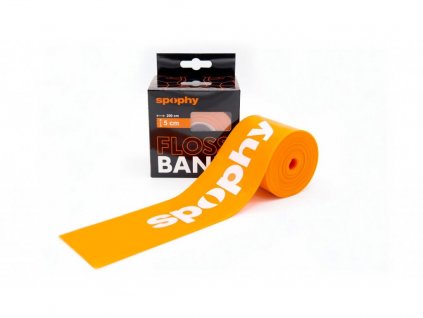 spophy flossband orange flossband oranzovy 5 cm x 2 m