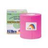 Temtex kinesio tape Classic, ružová tejpovacia páska 7,5cm x 5m