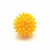 Rehabiq Masážna loptička ježko, žltá 6 cm