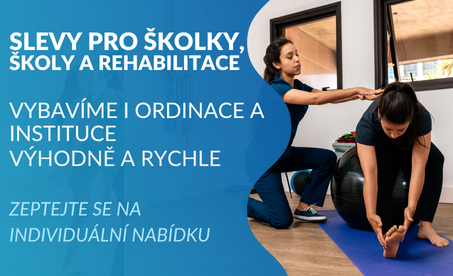 Slevy na vybavení pro školky, školy a rehabilitace