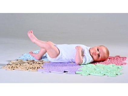 Set ortopedických puzzle podložek - Drobeček Pastel Muffik 6ks