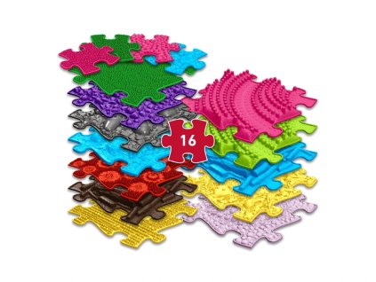 Set ortopedických puzzle podložek - Velikán 2 Muffik