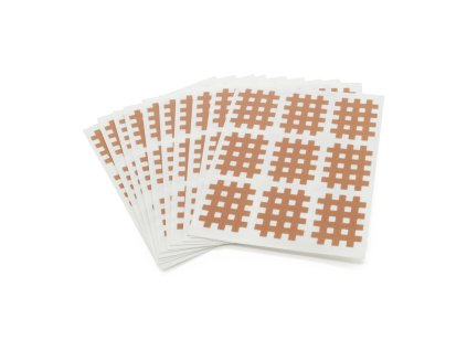 AFH Cross Tape – křížová tejpovací páska velikost 1 (22×28 mm), 90 ks, béžová