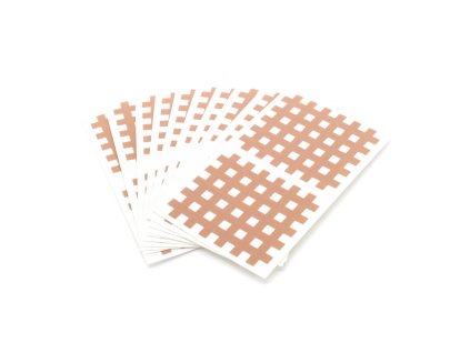 AFH Cross Tape – křížová tejpovací páska velikost 3 (45x52 mm), 20 ks, béžová