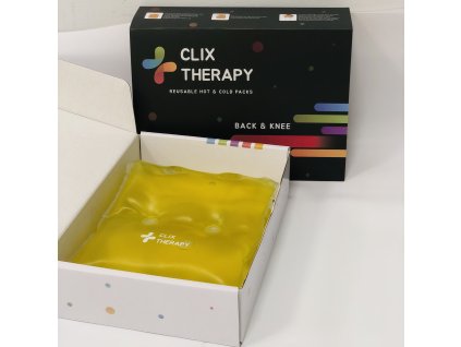hrejici gelovy polstarek na zada a kolena clix therapy