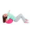 Gymnic Gymnastický míč M (Ø 30 cm) - použití - holčička se protahuje