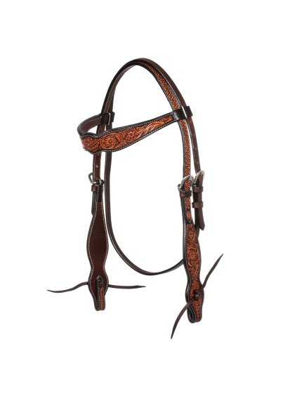 0044609 western headstall flower tooling plh01032