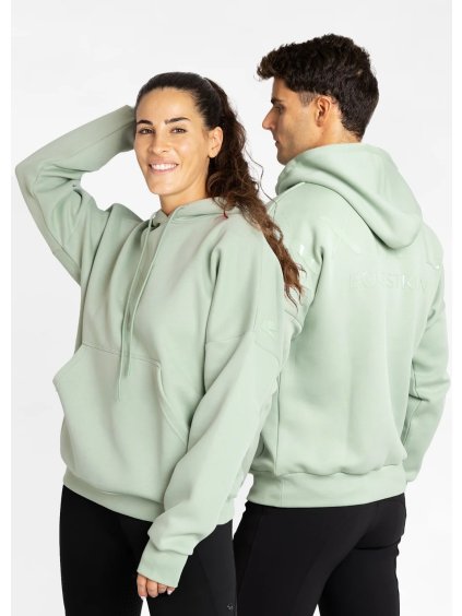 Mikina ICON oversize, Maximilian Equestrian, sage green