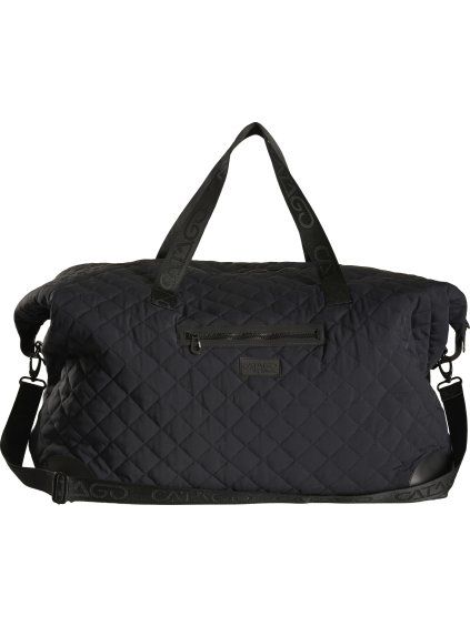 Víkendová taška prošívaná, Catago, černá