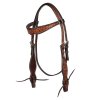 0044609 western headstall flower tooling plh01032