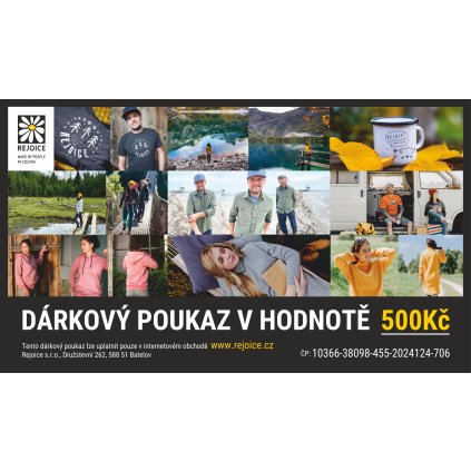 Dárkový poukaz E SHOP 2026 500Kč