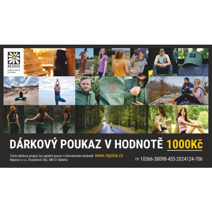 Dárkový poukaz E SHOP 2026 1000Kč