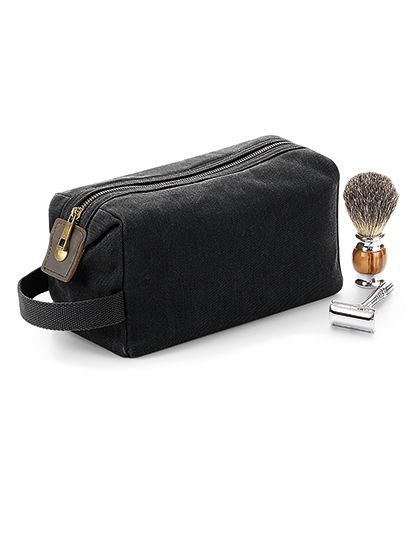 Heritage Waxed Canvas Wash Bag  G_QD651