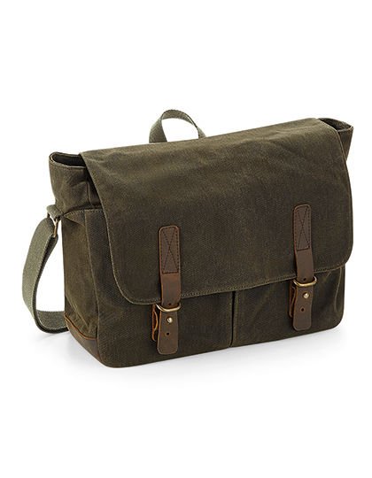 Heritage Waxed Canvas Messenger  G_QD653