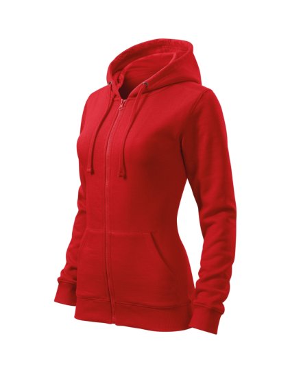 Trendy Zipper 411 Mikina dámská (Barva bílá, Velikost XS)
