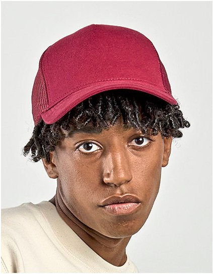Rapper Jersey čepice (Barva Burgundy, Velikost One Size)