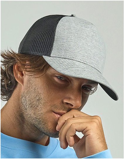 Rapperská čepice Melange (Barva Dark Grey, Velikost One Size)