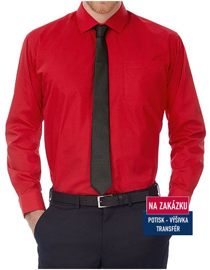Poplin Shirt Smart Long Sleeve / Men  G_BCSMP61