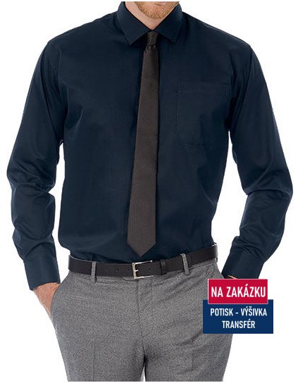 Twill Shirt Sharp Long Sleeve / Men  G_BCSMT81