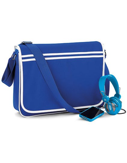 Retro Messenger (Barva Black, Velikost 40 x 30 x 10 cm)