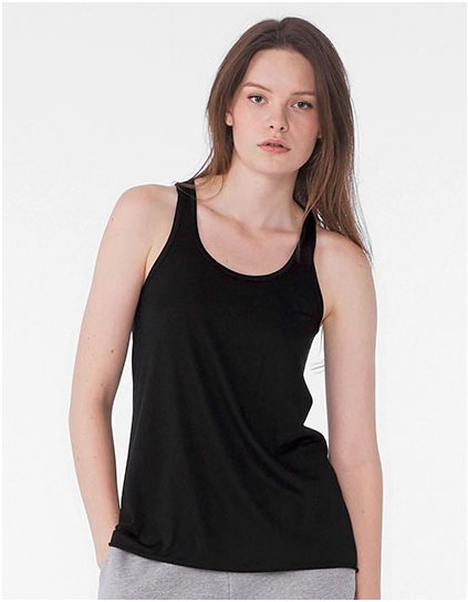 Splývavé tílko Racerback (Barva Black, Velikost S)