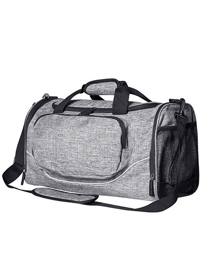 Univerzální sportovní taška - Boston (Barva Grey Melange, Velikost 50 x 25 x 25 cm)