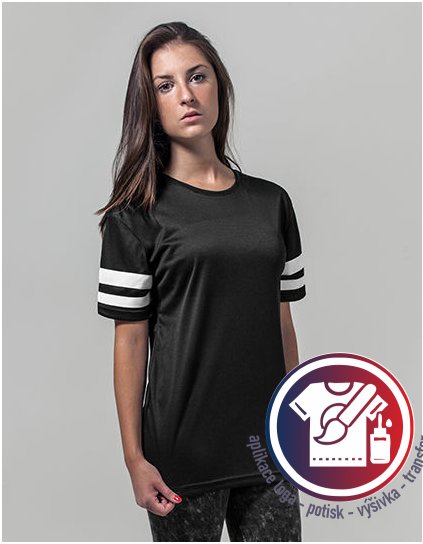 Ladies` Mesh Stripe Tee  G_BY033