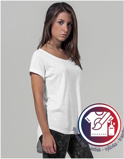 Ladies` Long Slub Tee  G_BY036