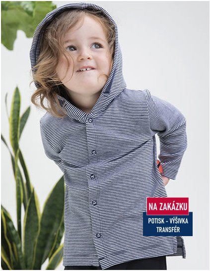 Baby Striped Hooded T  G_BZ47