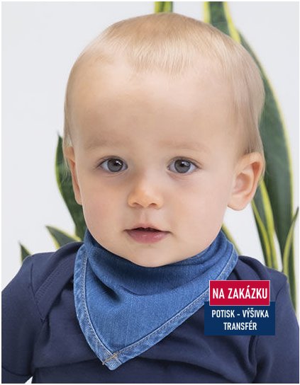 Baby Rocks Denim Bandana Bib  G_BZ55