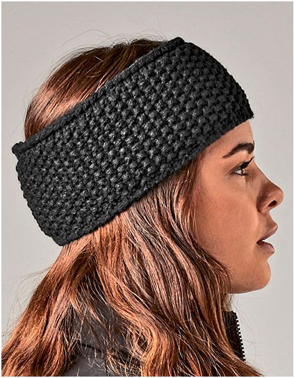 Vaflová čelenka na svahu (Barva Black, Velikost One Size)