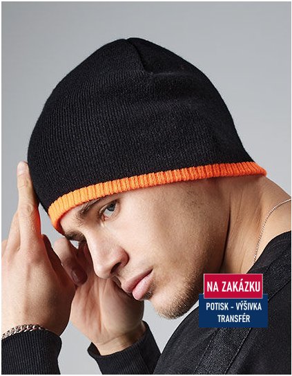 Two-Tone Pull-On Beanie  G_CB44C