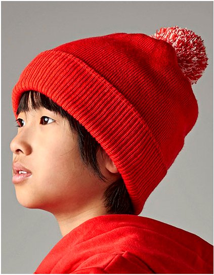 Juniorská čepice Snowstar® (Barva Bright Red, Velikost One Size)