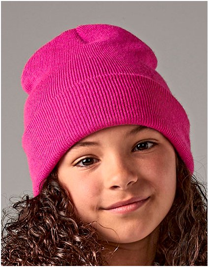 Junior originální čepice s manžetou (Barva Black, Velikost One Size)