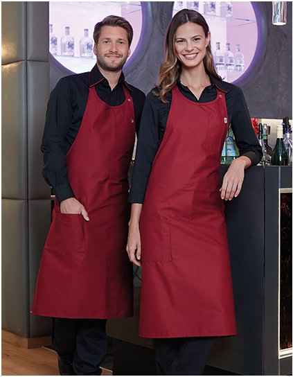 Zástěra Vittoria Classic (Barva Cherry, Velikost 105 x 75 cm)