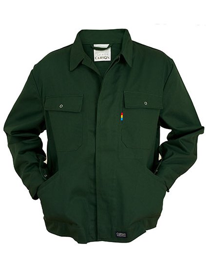 Dlouhá pracovní bunda (Barva Moosgreen, Velikost 44)
