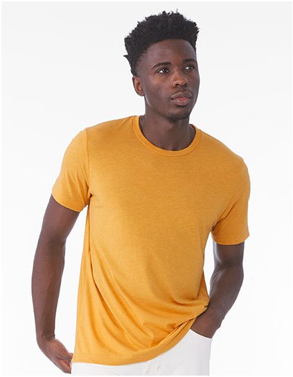 Unisex tričko Triblend Crew Neck (Barva Aqua Triblend (Heather), Velikost S)