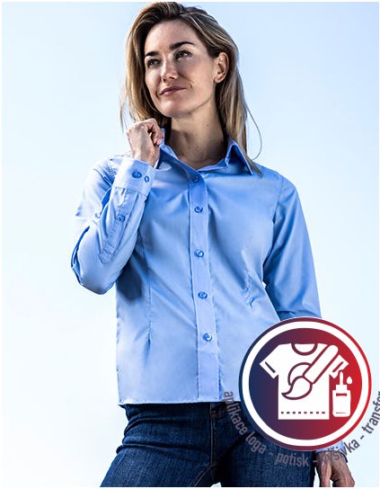 Women`s Poplin Shirt Long Sleeve  G_E6315