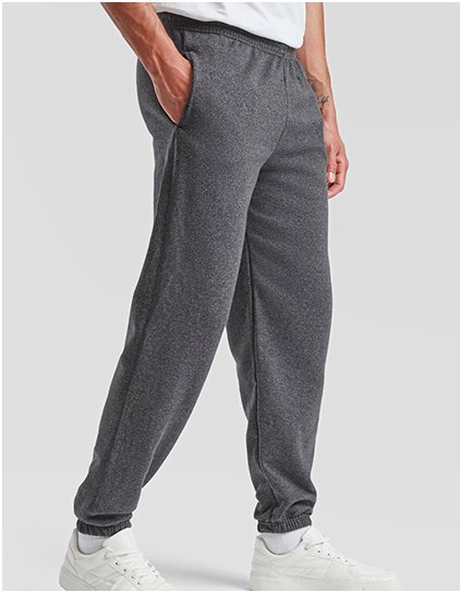 Klasické tepláky Jog s elastickou manžetou (Barva Black, Velikost S)